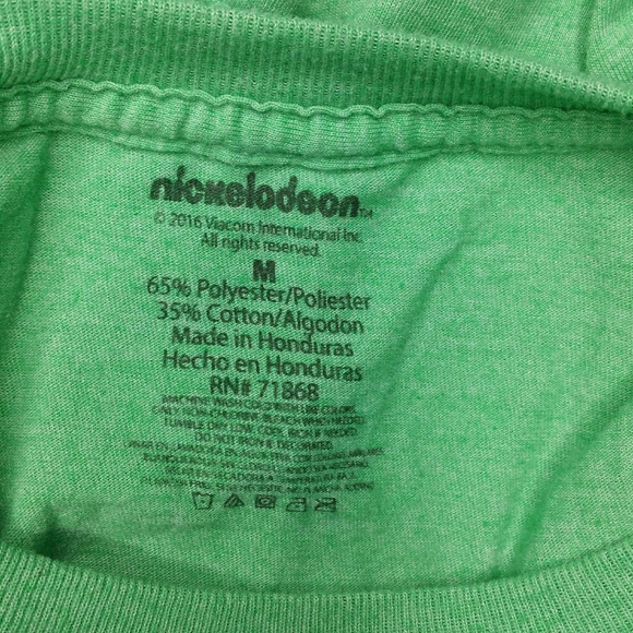 Nickelodeon Characters Green T Shirt Size Medium - Picture 5 of 6
